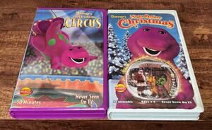 Lot of 5 Barney VHS Tapes
